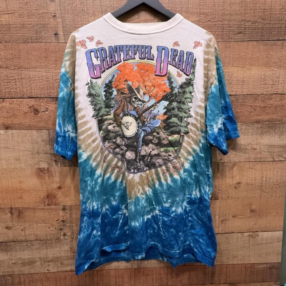 Grateful Dead Shirt Mens Size 2XL Liquid Blue Tie Dye 1994 Fall Tour VTG